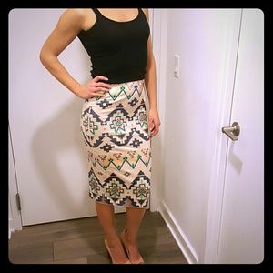 Gorgeous sequin pencil skirt