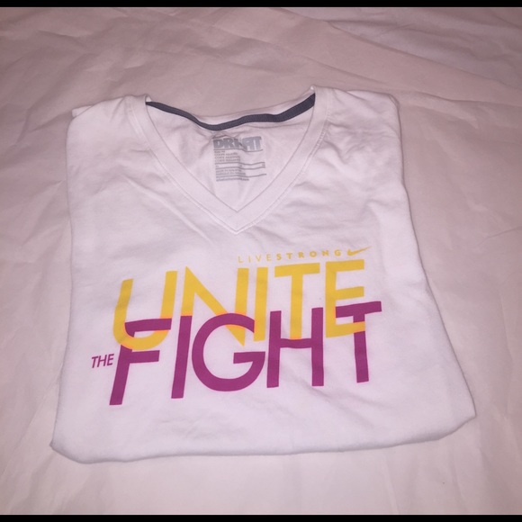 Nike Tops - Nike LiveStrong S/S V-Neck T-Shirt EUC