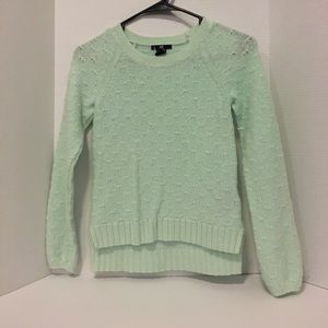 H&M mint green sweater