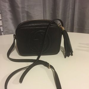 Gucci black disco bag