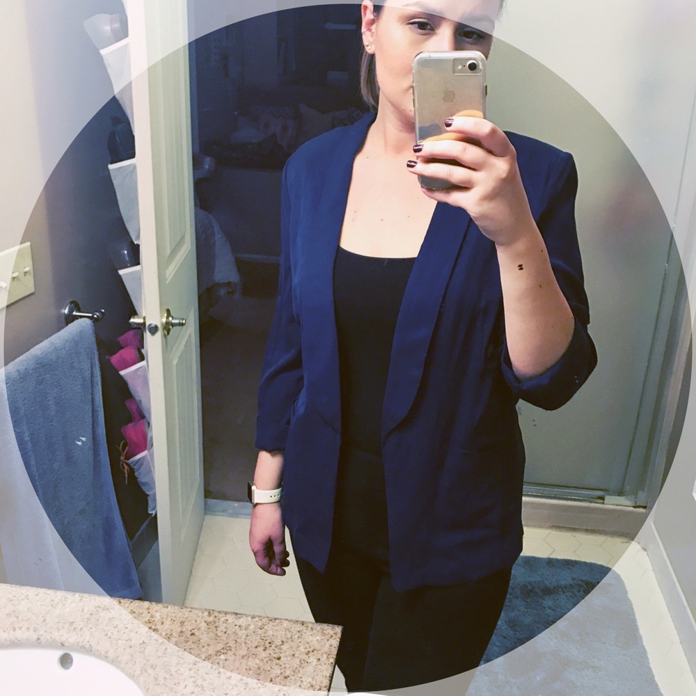 Navy blazer