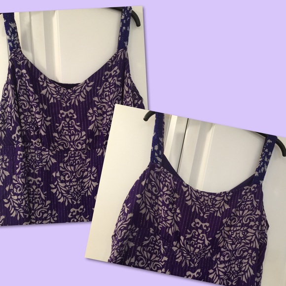 Maxi dress with beaded shoulder straps NWOT - Picture 3 of 4