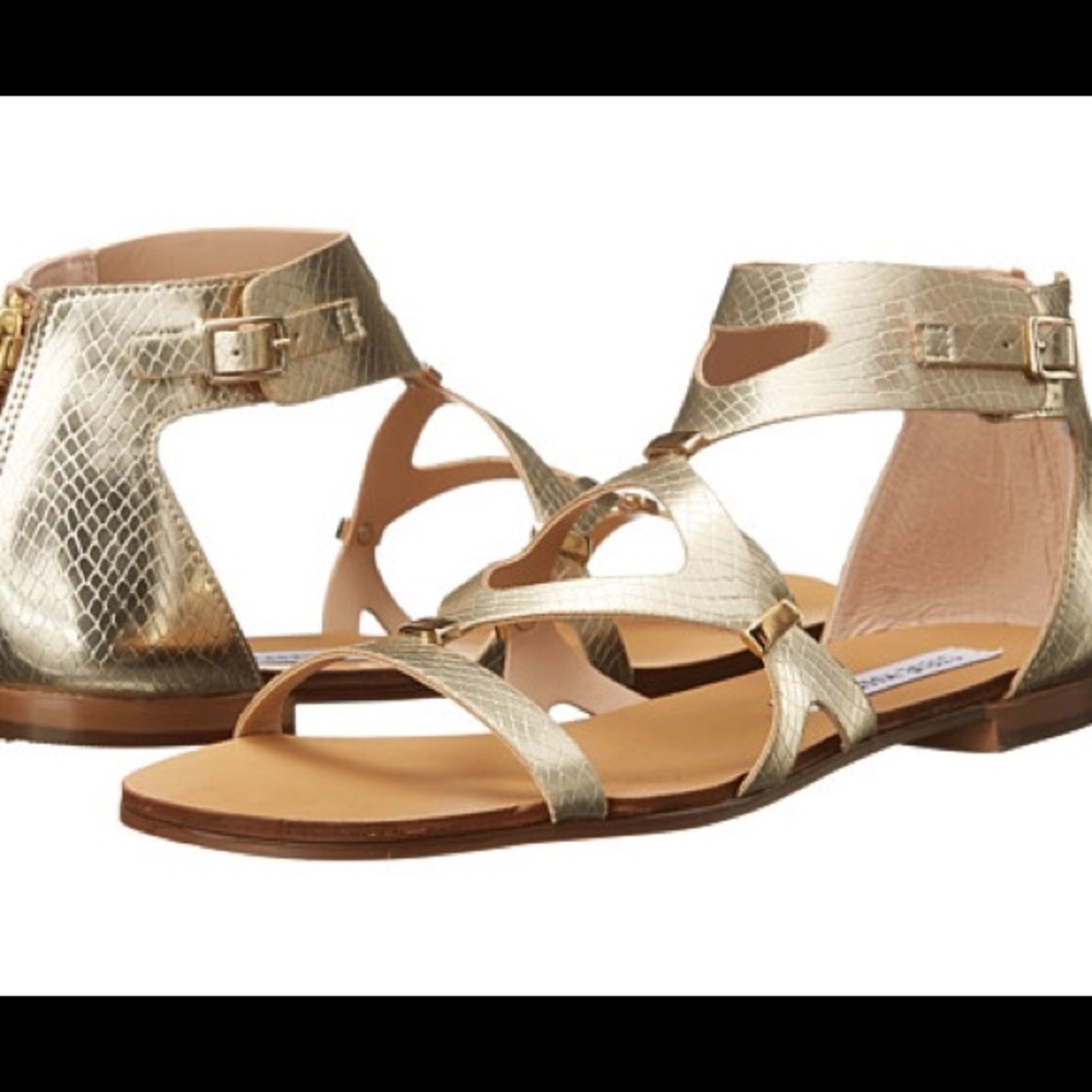 Steve Madden gold sandals