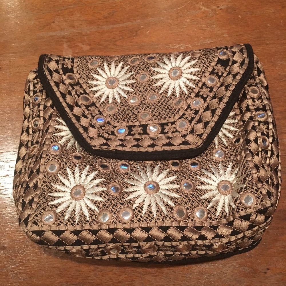 Indian fair trade clutch.