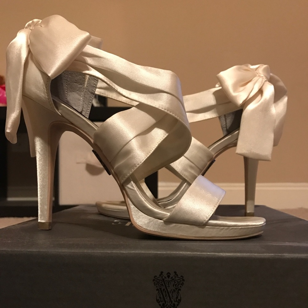 Ivory wedding shoes