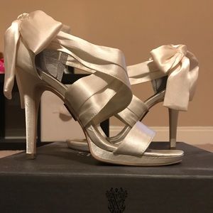 Ivory wedding shoes