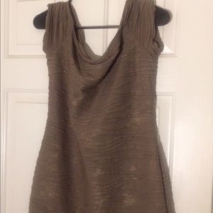 Brat star brown/gold party dress size large