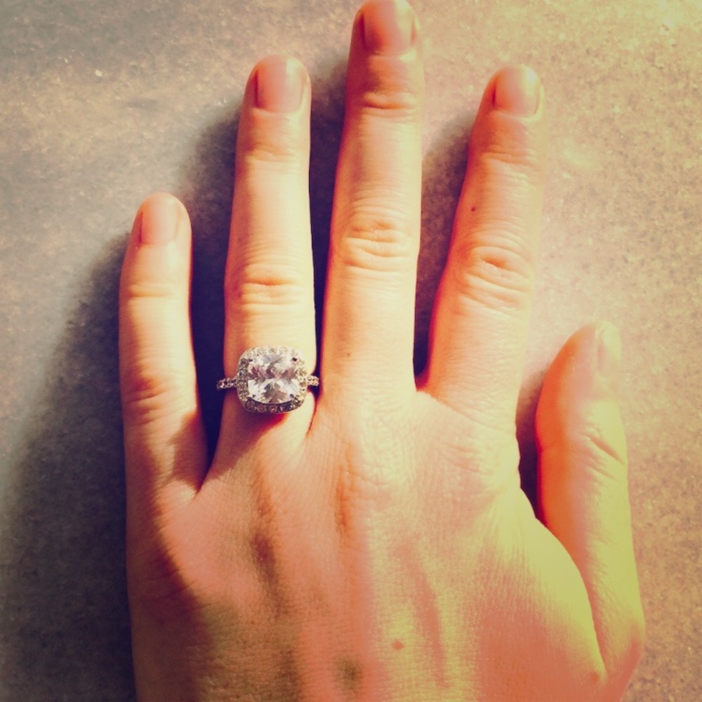 4 TCW Cushion Cut Halo Engagement ring