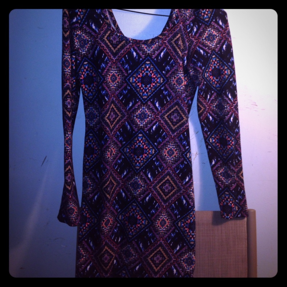 Derek Heart fleece long sleeve minidress size S
