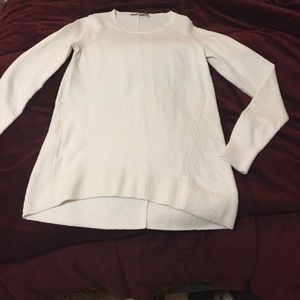 LOFT long, cream sweater