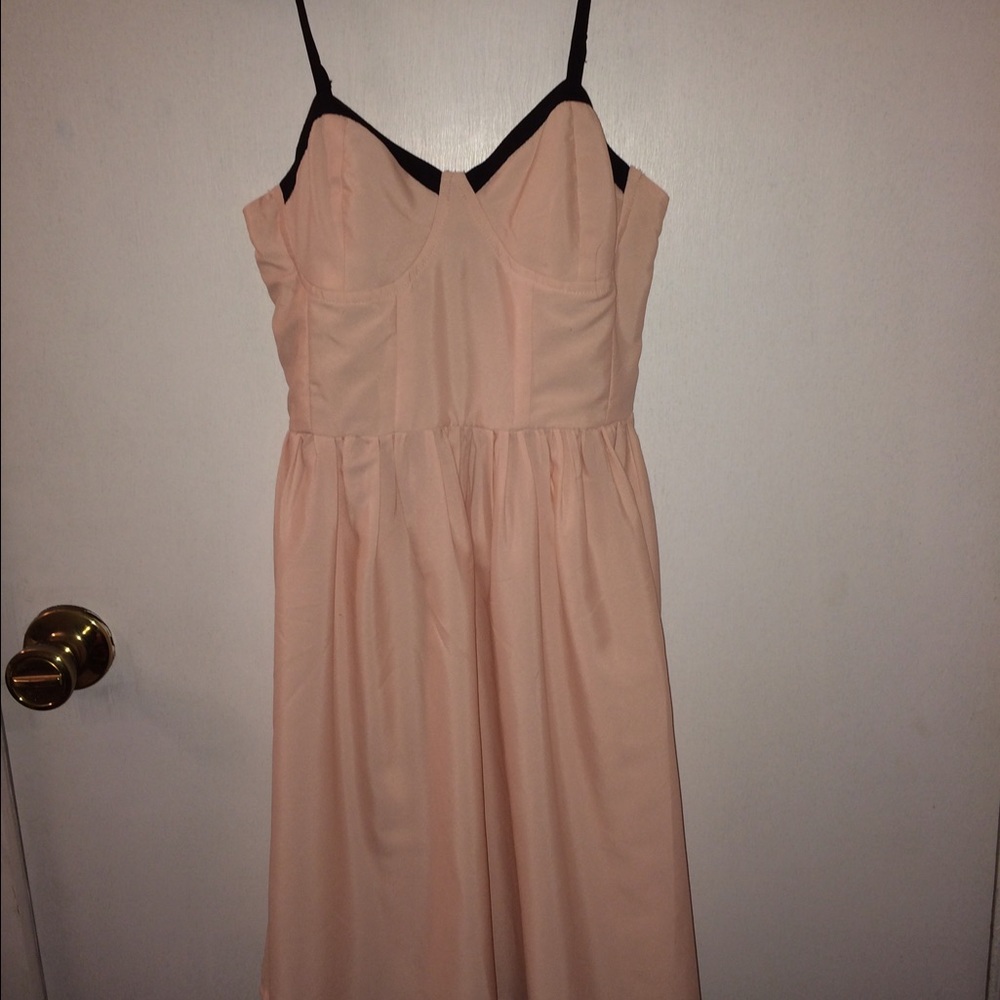 Pastel pink dress
