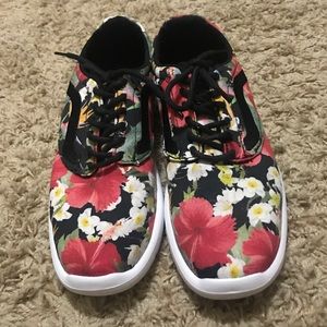 Hawaiian print vans