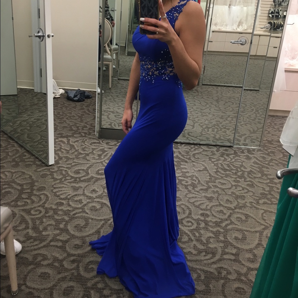 Blue prom dress!!