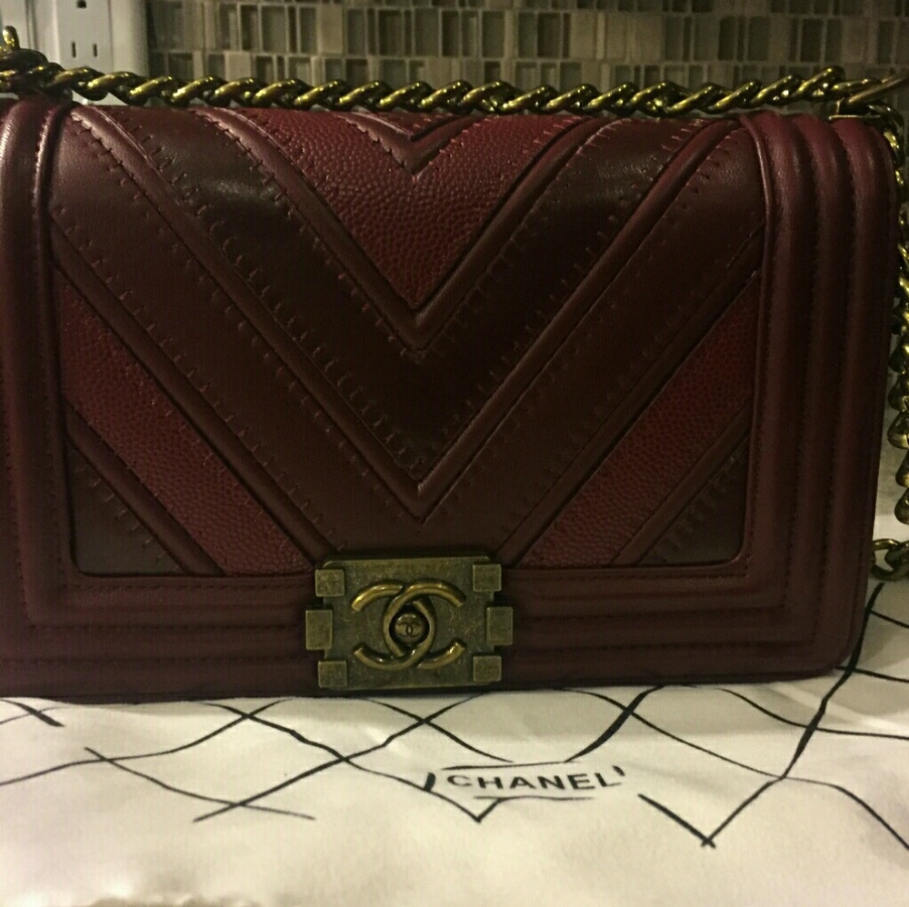 Old Medium Chevron Le Boy