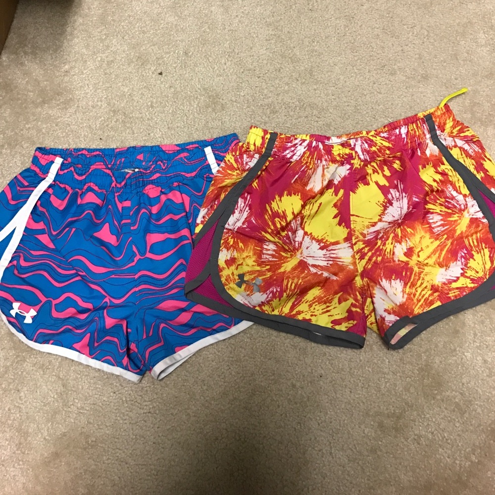 Girls under armour athletic shorts