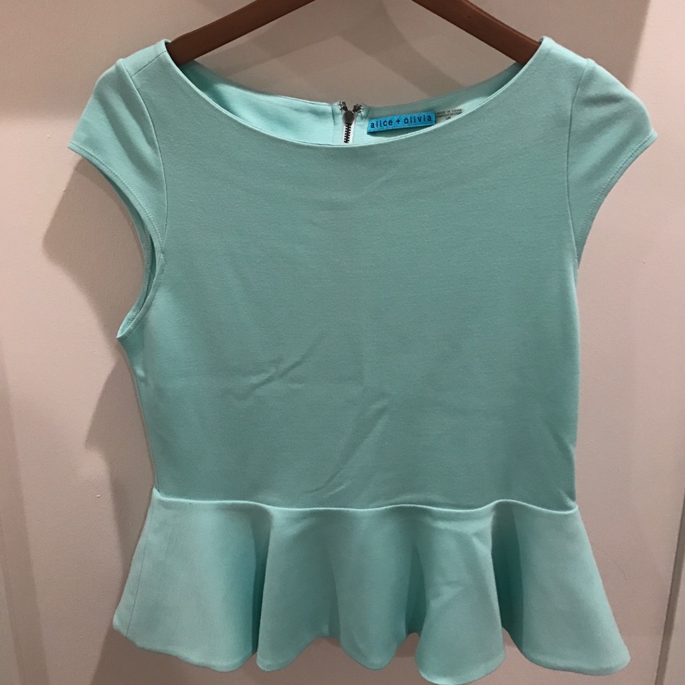 Alice and Olivia Peplum Top