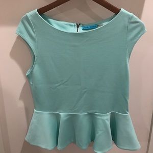 Alice and Olivia Peplum Top