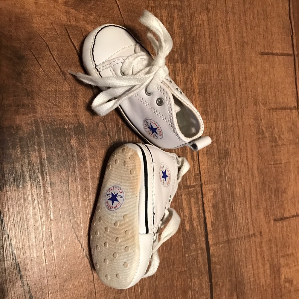 Size 1 Baby Converse high tops