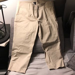 Ann Taylor khaki ankle pants