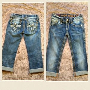 Rock Revival Women's crop denim jeans