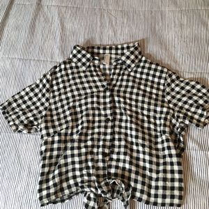 AA gingham top