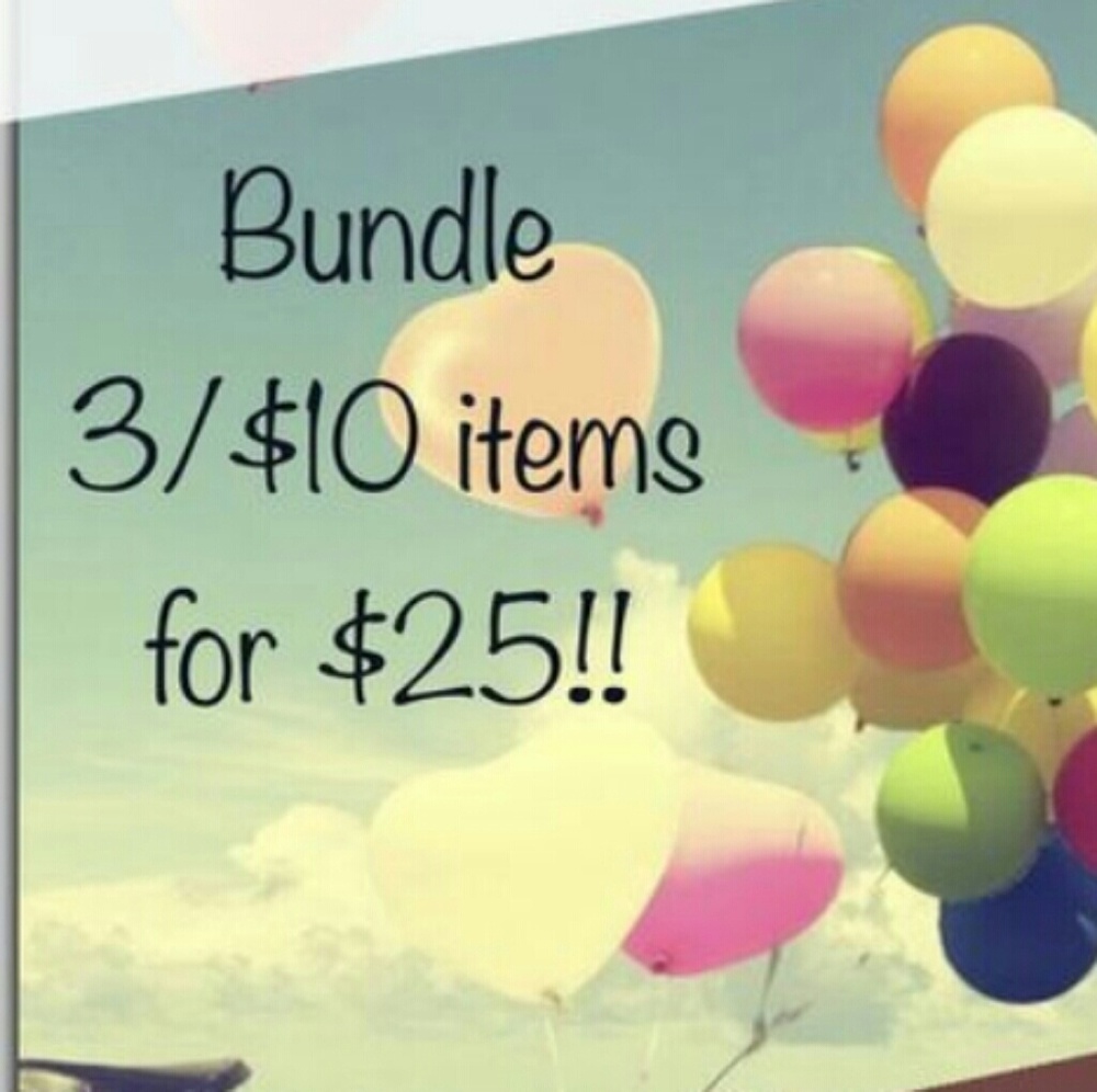 Pick 3 items $10 or less for $25