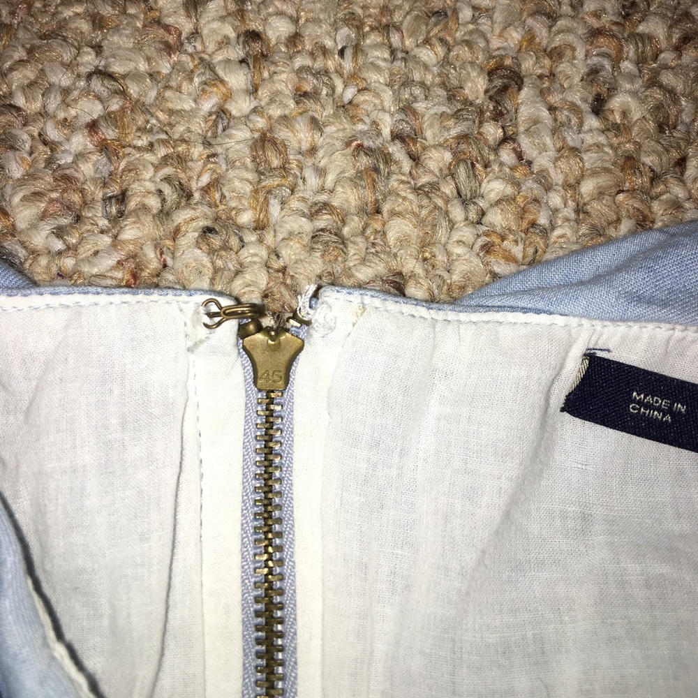 Zara Trf Chambray Dress - Picture 6 of 6