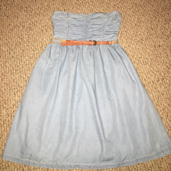 Zara Dresses & Skirts - Zara Trf Chambray Dress