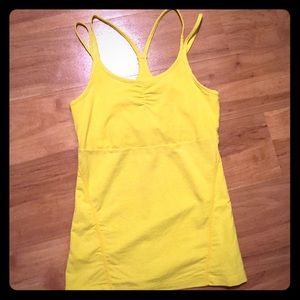 Green apple bamboo workout top