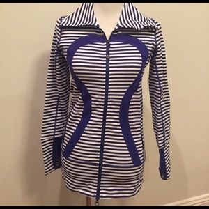 *Brand New w/o Tags* Lululemon Striped Jacket 6
