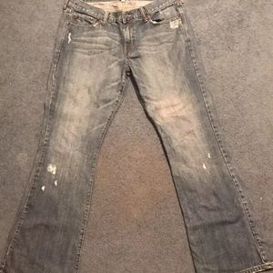 Women's Abercrombie and Fitch Wide Flare Jeans