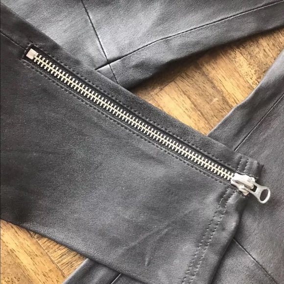 Nasty gal Love Courtney rock city leather pants 8 - Picture 3 of 4