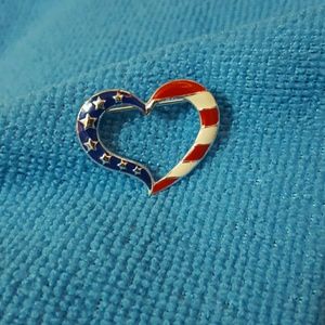 American heart pin
