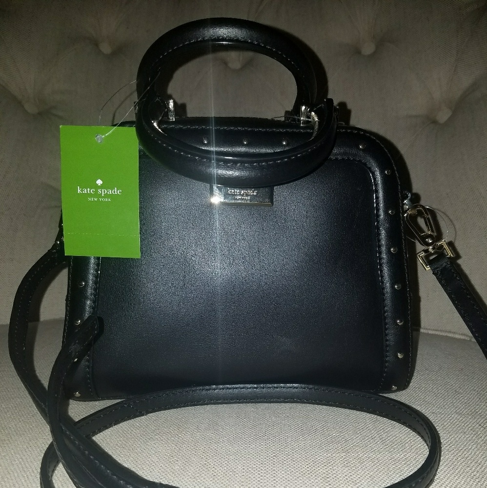 kate spade - black purse with crossbody strap