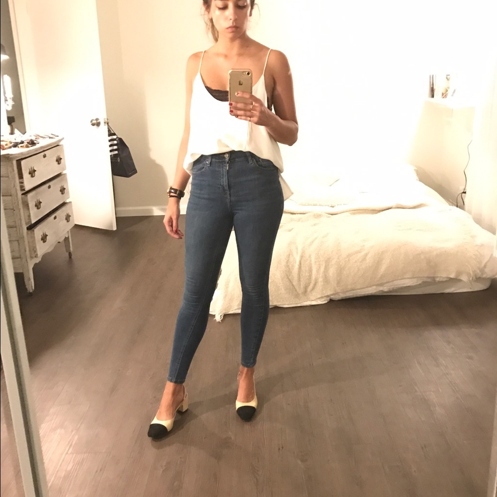 Topshop Jamie blue jeans