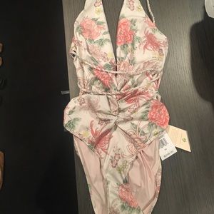 HAHT Kyoto Kimono Eggshell bathing suit