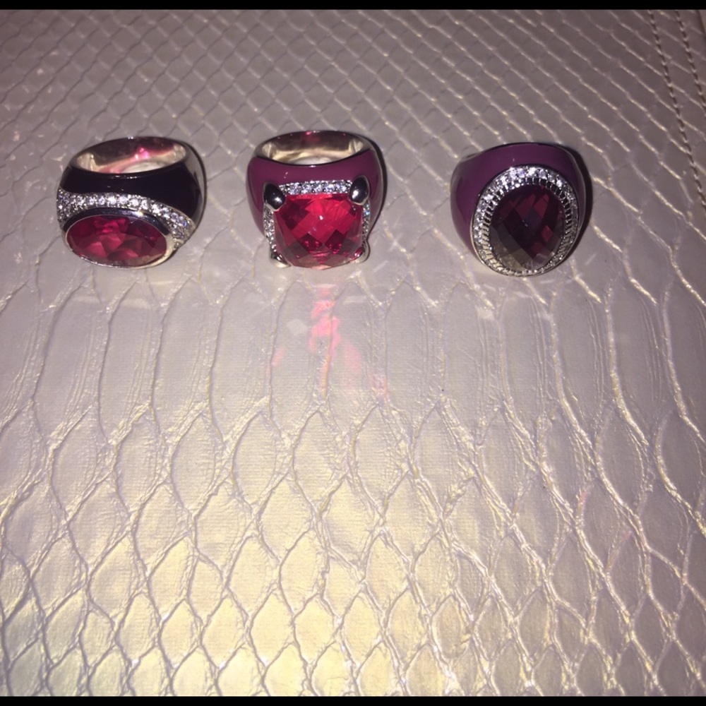 Charles Winston Sterling Silver Rings Size 8