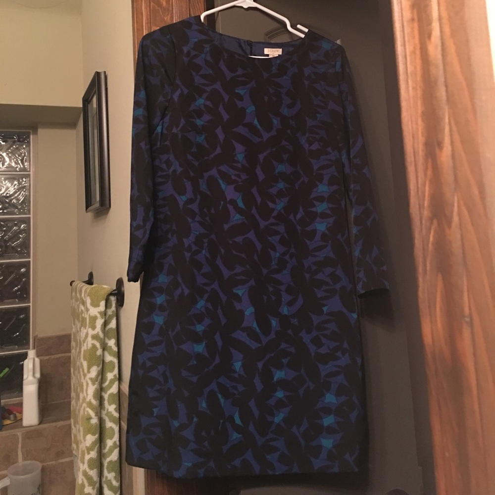 J. Crew Factory Printed Shift Dress BNWOT