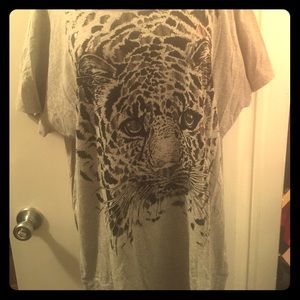 Slight dolman short sleeve t