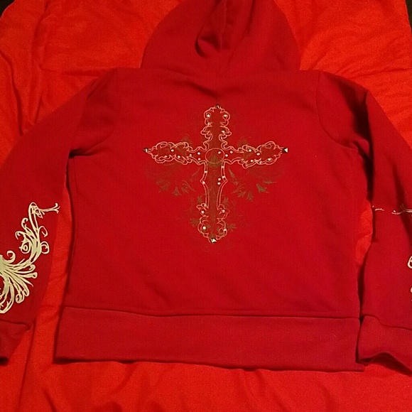 Go to Mercari Maroon or burgundy studded jacket - Picture 3 of 3