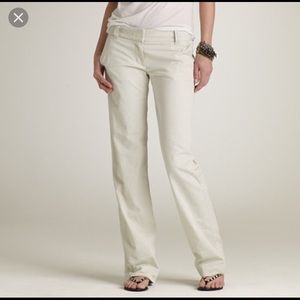 J Crew Chinos in white size 8