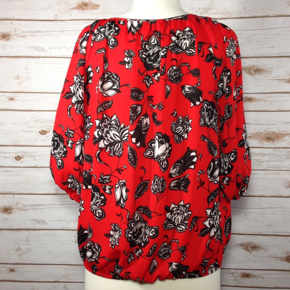{Vince Camuto} Floral Print Self-tie Blouse, $79 - Picture 3 of 3