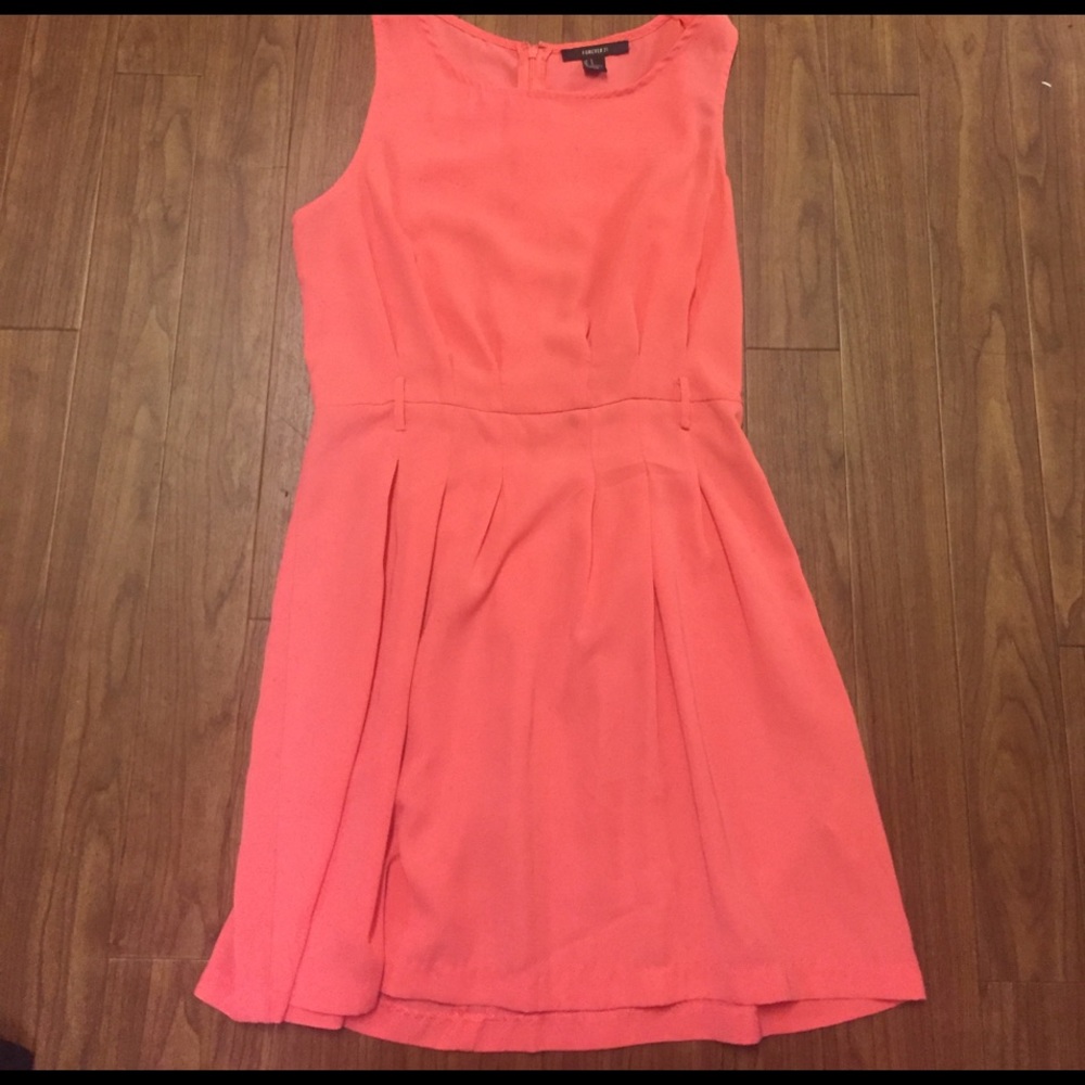 Coral dress
