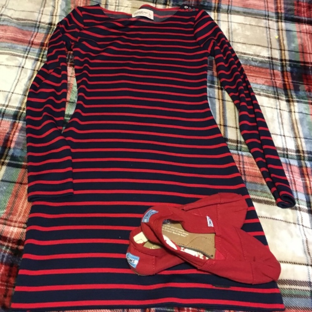 Abercrombie & Fitch striped fitted dress❤💙