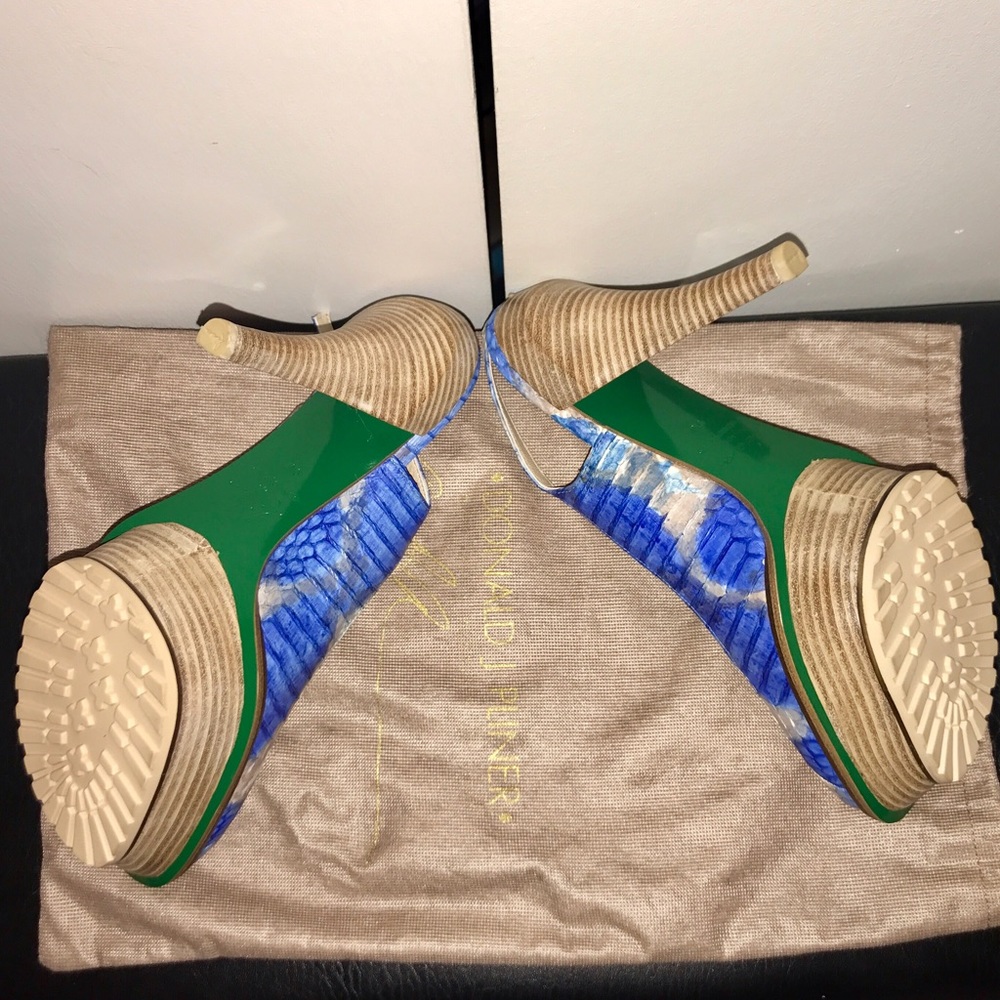 Nwot Djp "Ickett" Python Platform Sling - image 6