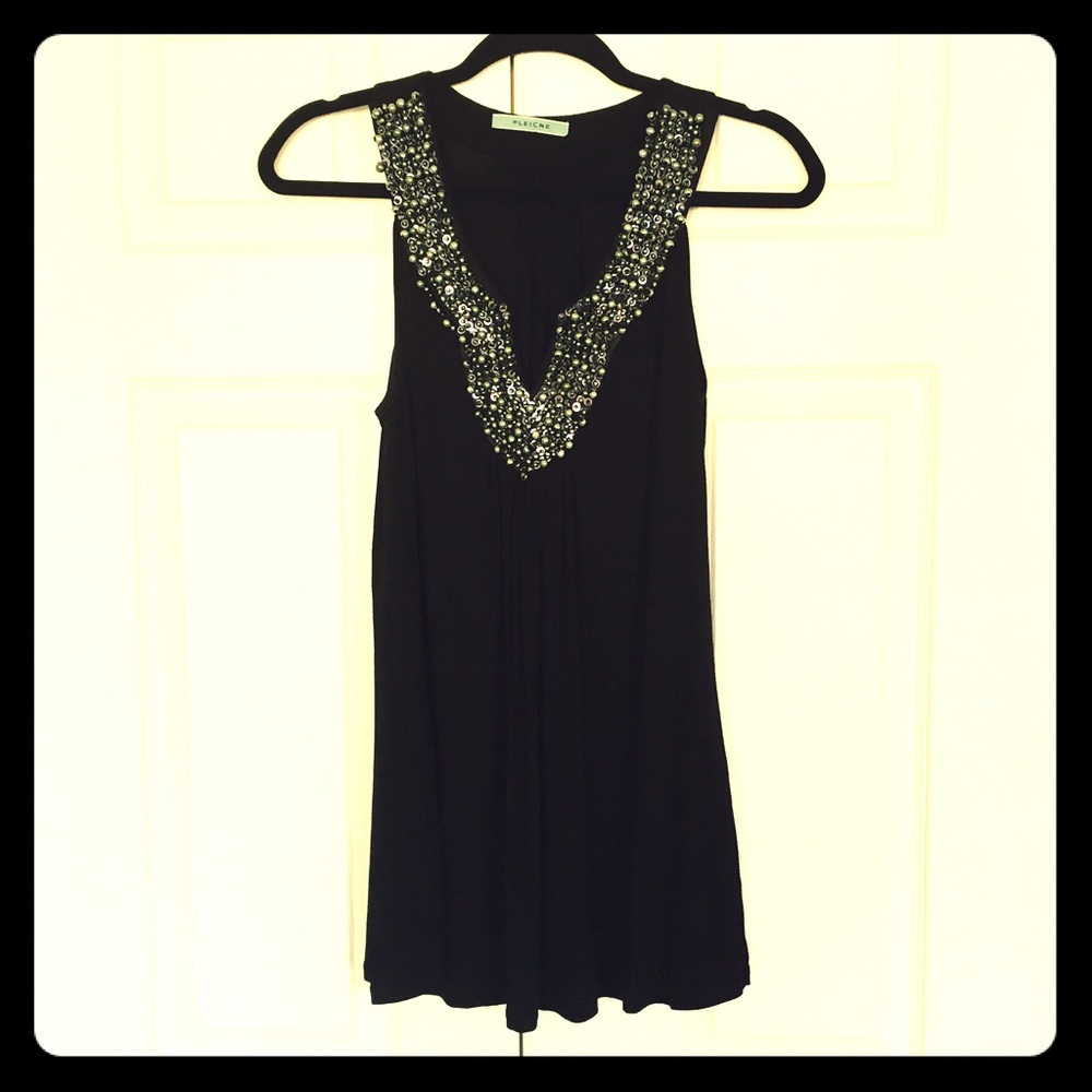 Black Beaded Top