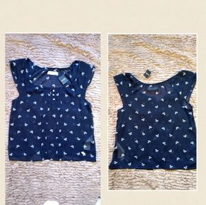 Abercrombie Kids girls blouse NWT