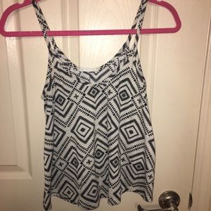 Patterned summer tank top