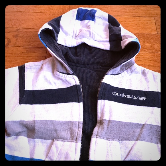 Toddler: Reversible Hoodie Quicksilver - EUC - Picture 2 of 3