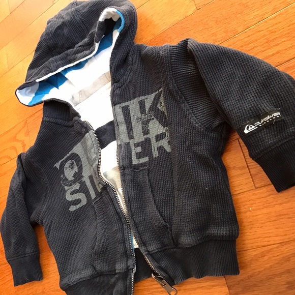 Toddler: Reversible Hoodie Quicksilver - EUC - Picture 1 of 3